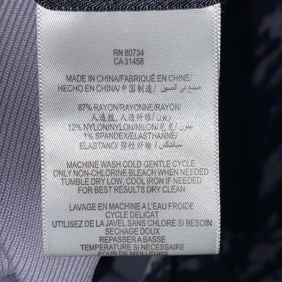 BCBGMaxAzria black grey one shoulder bandage bodycon pencil dress, size M - Picture 6 of 6